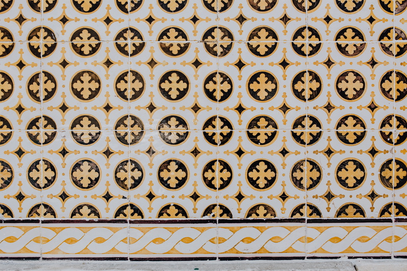 portugal, no people, backgrounds, typical, tiles, floral pattern, ceramic, design, pattern, wall, glazed, art and craft, azulejos, creativity, ornate, lisbon