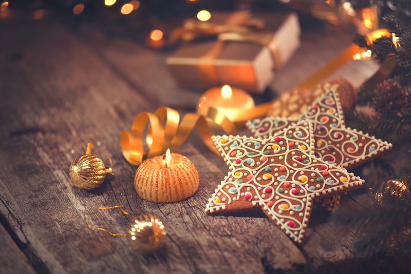 Merry Christmas, 5K, Christmas, gingerbread, wood, New Year, decoration, cookies