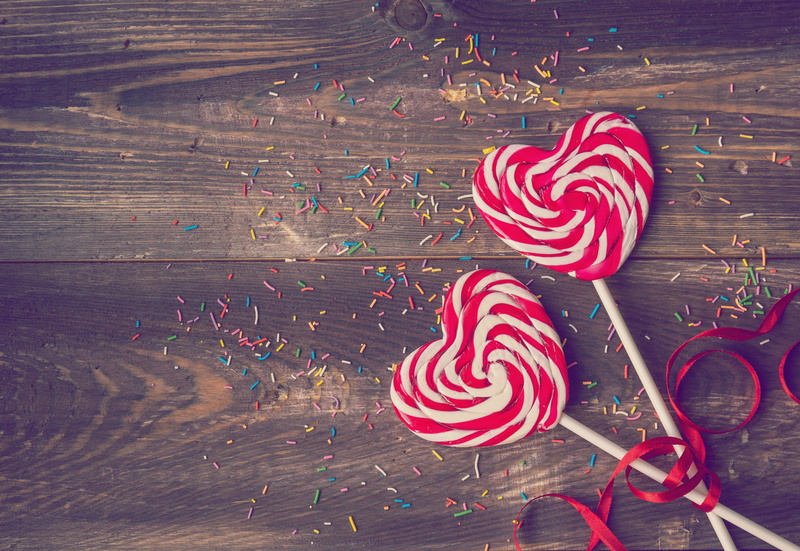 sweet, still life, freshness, multi colored, love, candy cane, food and drink, lollypop, striped, indoors, dessert, no people, Lollipop, 4K, table, food
