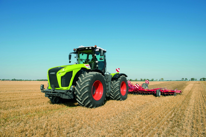 Claas, agricultural machinery, the sky, tractor, 4K, Xerion 4000, field
