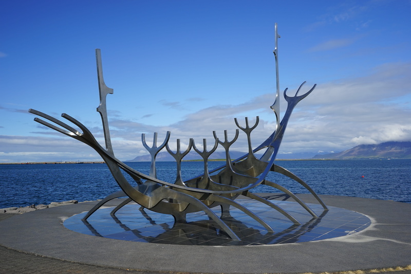 anchor - vessel part, steel, boat, transportation, nature, artwork, water, jón gunnar árnason, art, non-urban scene, day, outdoors, 5K, travel Locations