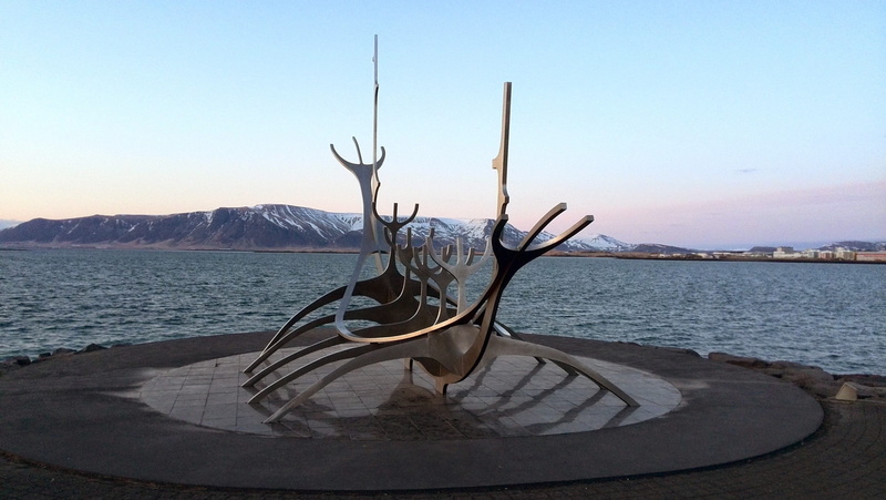iceland, scenics, monument, Sólfar, body, Sculpture, landscape, icelandic, daytime, landmark, statue, scenics - nature, day, Solfar, sky, travel destinations