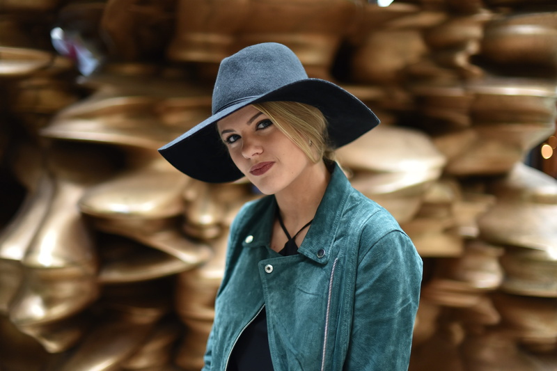 front view, looking, women, people, cowboy Hat, cowboy, daytime, black, only women, lifestyles, 4K, females, leisure activity, young adult, one Person