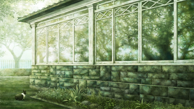 rabbits, glass - material, window, building exterior, animal, concrete, 1080P, tree, brown, architecture, no people, grass, day, trees, animal themes