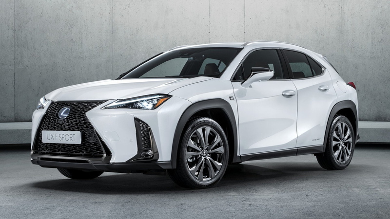 Lexus UX 250 H F Sport, SUV, Lexus, Hybrid Car, Lexus UX 250, Hatchback, Luxury Car, Crossover Car, 1080P, Car, White Car, Subcompact Car