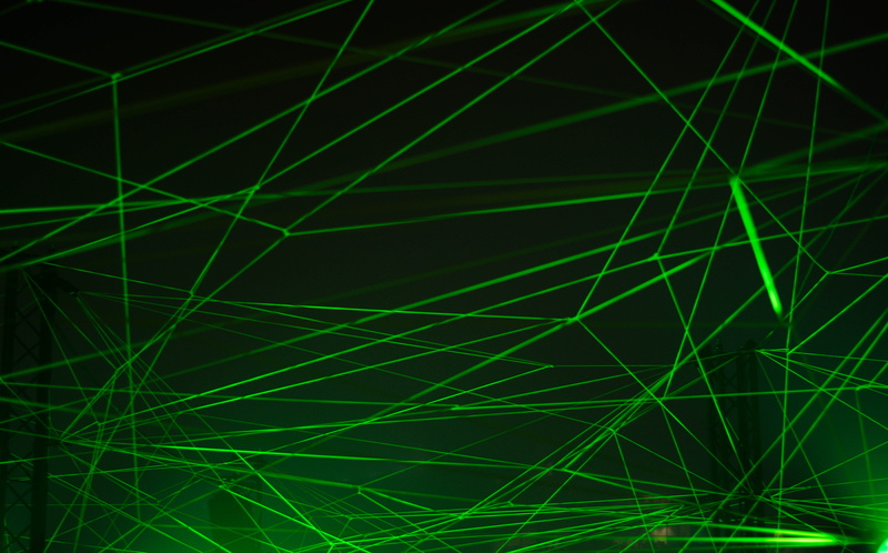 strobe lights, science, laser, lightshow, pattern, night, light ray, lightings, full frame, abstract, nights, light, creative, design, green color, technology