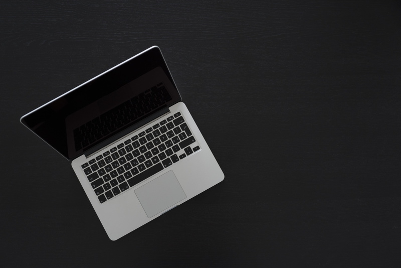 laptop, keyboard, computer, connection, business, copy space, dark, desk, macbook, view, brown, 4K, no people, gadgets, pro, single object, workspace