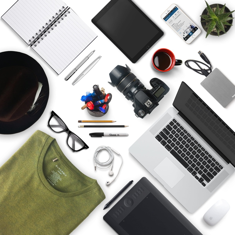 indoors, things, pen, lifestyle, mobile, black, flatlay, directly above, office, computer equipment, opened, table, white, no people, surface, beside, furniture
