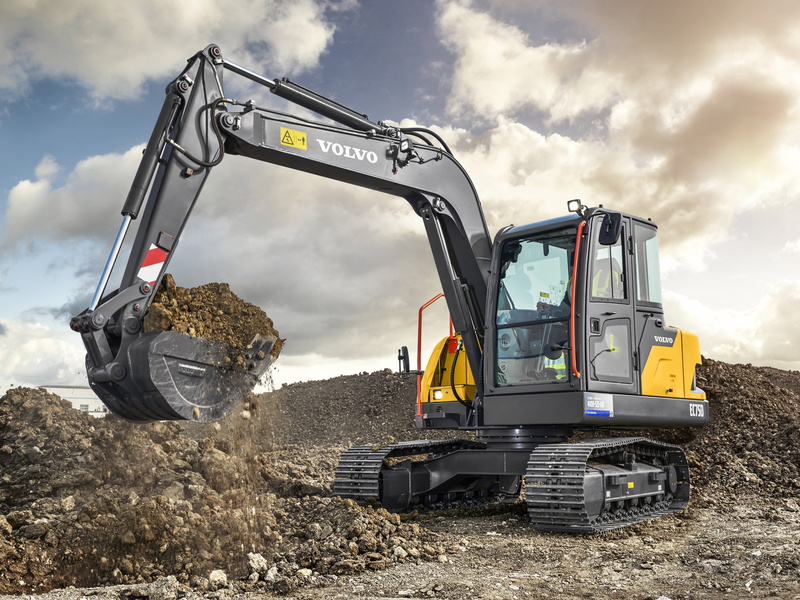 EC75D, photo, 2018-19, Excavator, 2K, Volvo