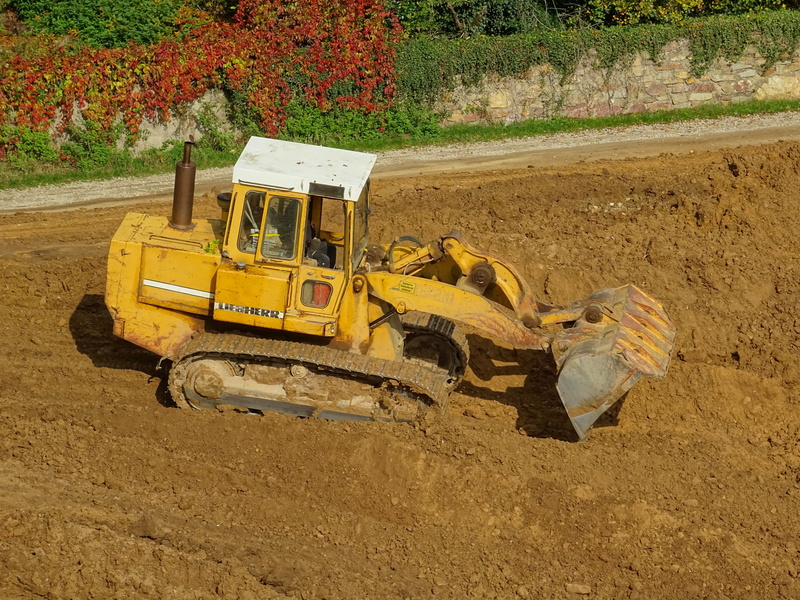 nature, work machine, construction work, shovel, industry, backhoe bucket, bulldozer, construction equipment, construction machinery, site, wayside, no people