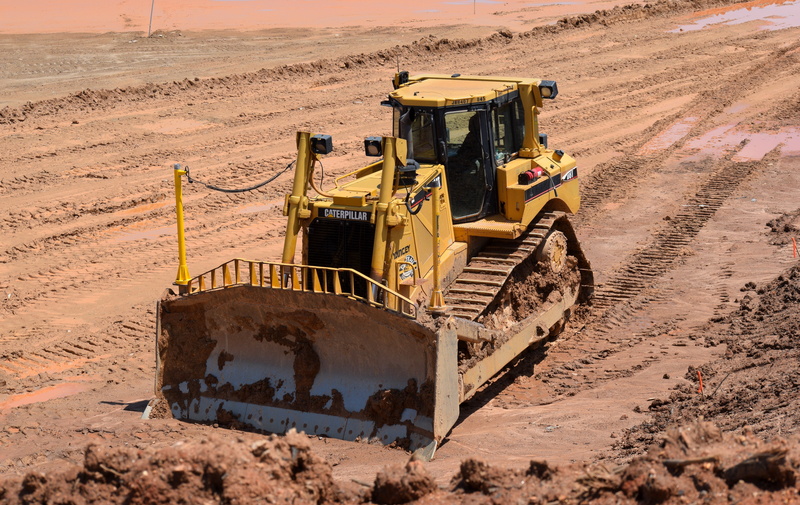 industrial equipment, business, engineering, heavy, landscape, build, sand, usa, environment, road, transportation, industry, yellow, bulldozer, city, project