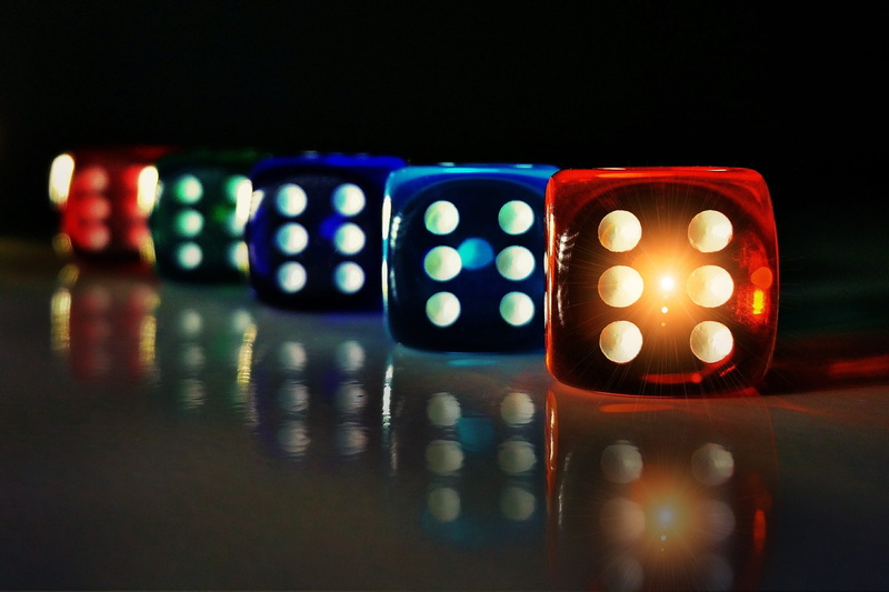 technology, no people, light - natural phenomenon, dice, relaxation, Cube, number cube, craps, led, opportunity, gambling, night, glowing, luck, lighting Equipment
