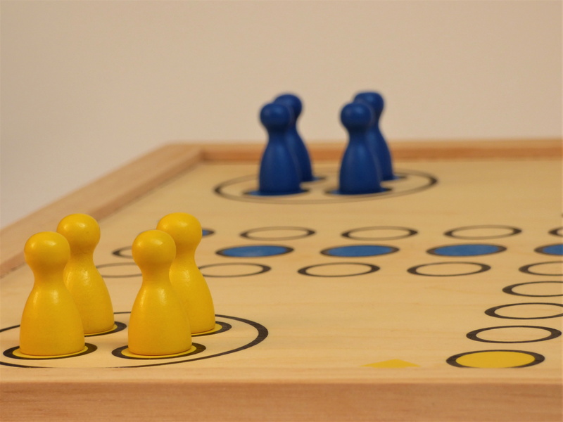 board, challenge, representation, game board, indoors, Game, win, game night, focus on foreground, chess, figures, leisure, blue, playing, entertainment
