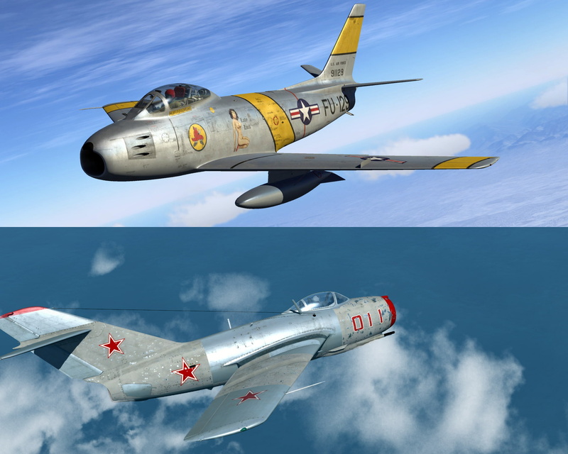 mid-air, no people, 1080P, sky, day, transportation, fighter plane, army, air force, side view, mig-15, military, on the move, cloud - sky, aerospace industry
