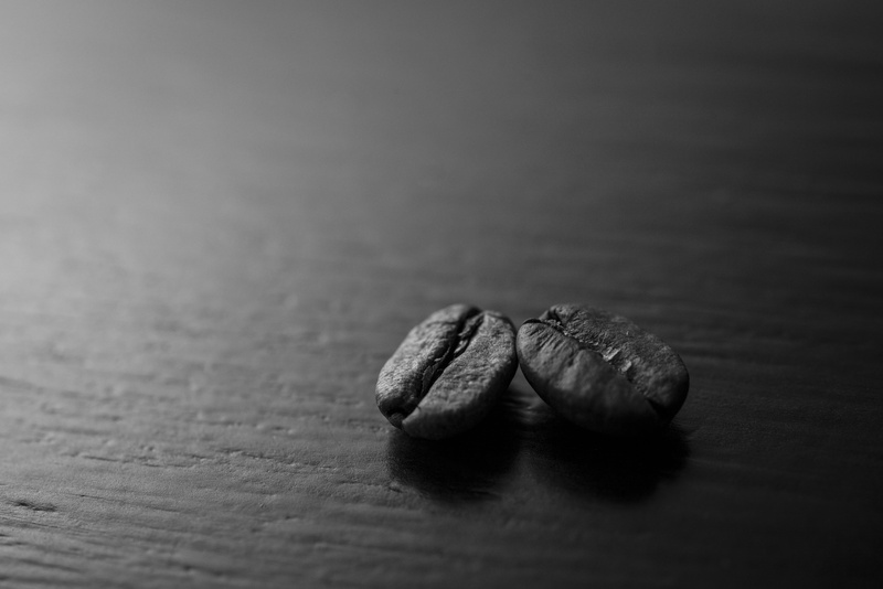 copy space, healthy eating, caffeine, focus, studio shot, single object, grayscale, photo, indoors, animal, nut - food, selective focus, blur, no people