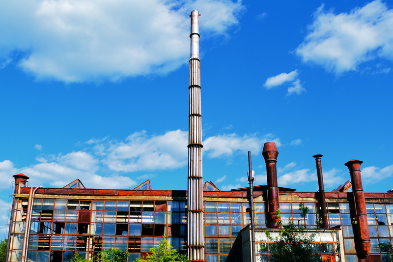 degraded, nature, ruin, rust, 5K, fuel and power generation, plant, construction industry, day, basket, factory, crane - construction machinery, outdoors