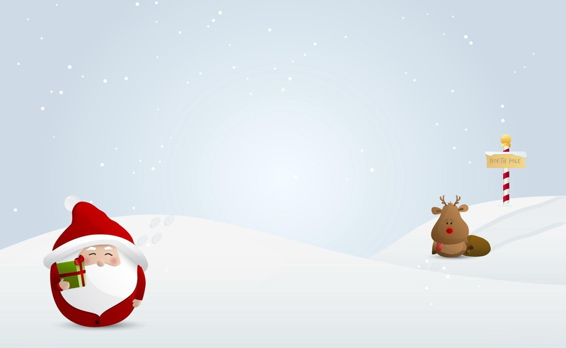 gifts, santa, claus, snow, 1080P, pointer, santa claus, reindeer