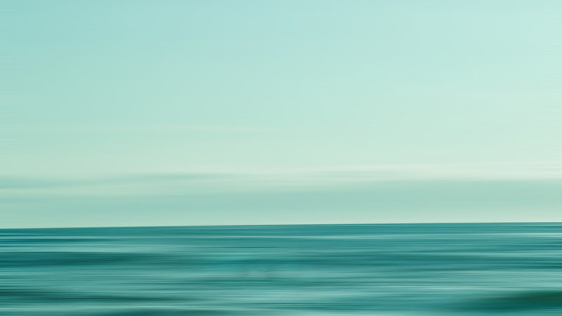 blurred, 4K, blue, minimalism, long exposure