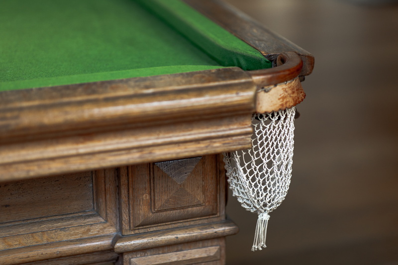 silver colored, hardcover book, retro, sport, snooker, pocket, education, light fixture, pool, dunrobin castle, antique, closeup, corner, snooker table