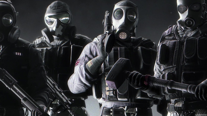 Tom Clancys Rainbow Six: Siege, Smoke (Tom Clancys Rainbow Six: Siege), Thatcher (Tom Clancys Rainbow Six: Siege), Gas Mask, 1080P, Video Game, Mute (Tom Clancys Rainbow Six: Siege)