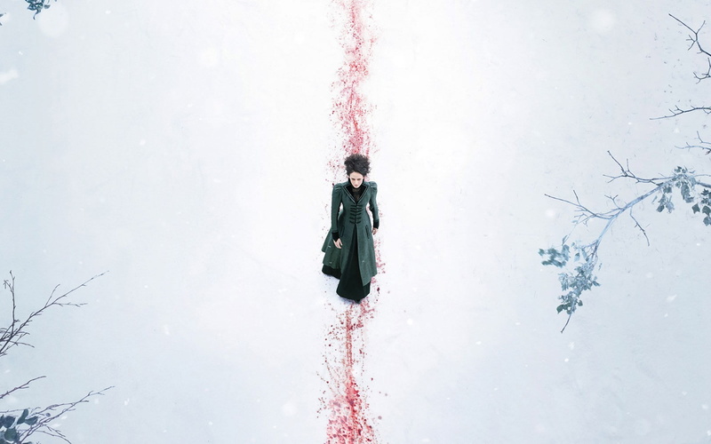 snow, young adult, one person, rear view, adult, standing, 1080P, winter sport, day, nature, warm clothing, full length, winter, penny dreadful, cold temperature