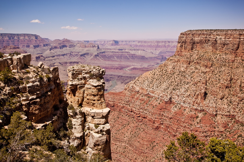 view, tranquil scene, summer, road trip, sandstone, usa, panorama, places of interest, tourism, formation, grand canyon, rock - object, s, canyon, climate
