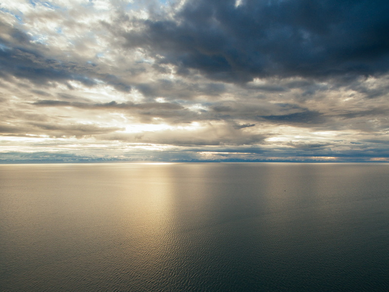 deep ocean, alaska, open water, dramatic sky, alaskan, seascape, calm, nature, sunset, huge, beauty in nature, horizon over water, tranquility, sea, water
