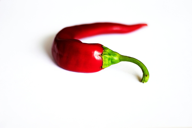  some like it hot, red  green, backgrounds, paprika, 4K, white, Chili  pepper, seasoning, vegetarian Food, vegetable, heat - Temperature, GX7