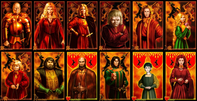 Stannis Baratheon, 2K, A Song Of Ice And Fire, Renly Baratheon, Tommen Baratheon, Shireen Baratheon, Robert Baratheon, Jaime Lannister, Melisandre (Game of Thrones)