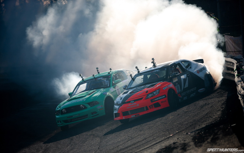 tc, 1080P, hd, scion, drift, mustang, ford, smoke, cars