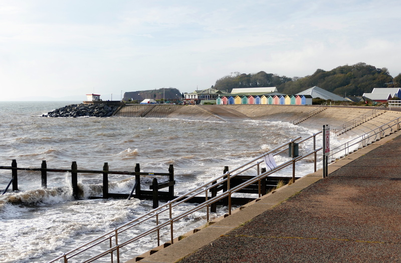 scenery, Dawlish Warren, scenics - nature, great, day, nature, water, outdoors, blue, railing, tide, britain, Coast, england, european, rural, cloud - sky
