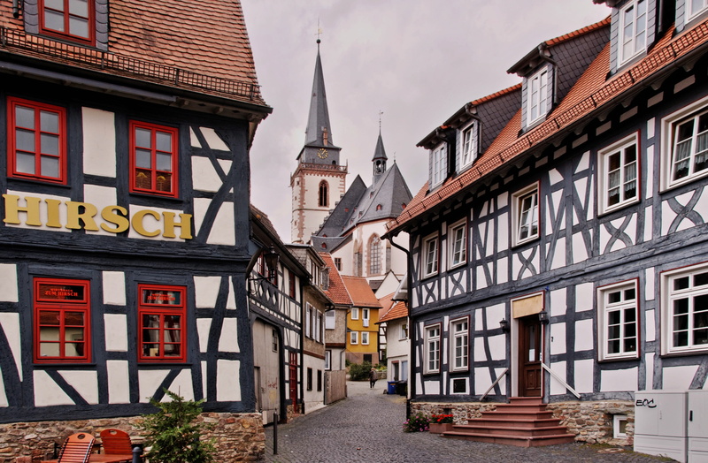 4K, old, day, fachwerkhäuser, no people, building exterior, old town, clock, truss, window, fachwerkhaus, travel destinations, town, architecture, nature
