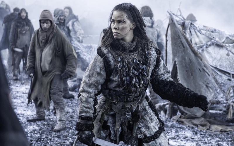 actress, fantasy girl, men, snow, Birgitte Hjort Sørensen, males, snowing, standing, women, adult, portrait, history, winter, Game of Thrones, females