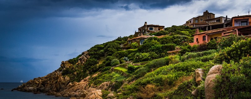 tree, slope development, house, no people, thunderstorm, country house, architecture, history, built structure, residential district, environment, beauty in nature