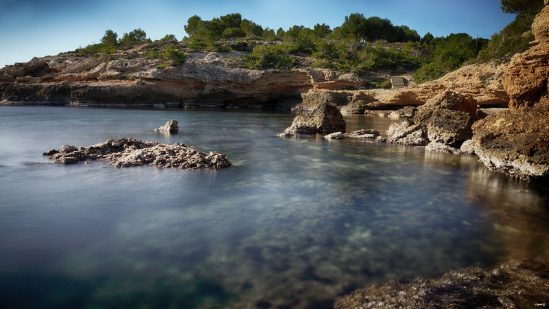 Escalera, water, Forest, Aire libre, coastline, A77, LAmetlla de Mar, rocky, landscape, staircase, leaf, cielo, near, beach, outdoors, sky, photo, mountain