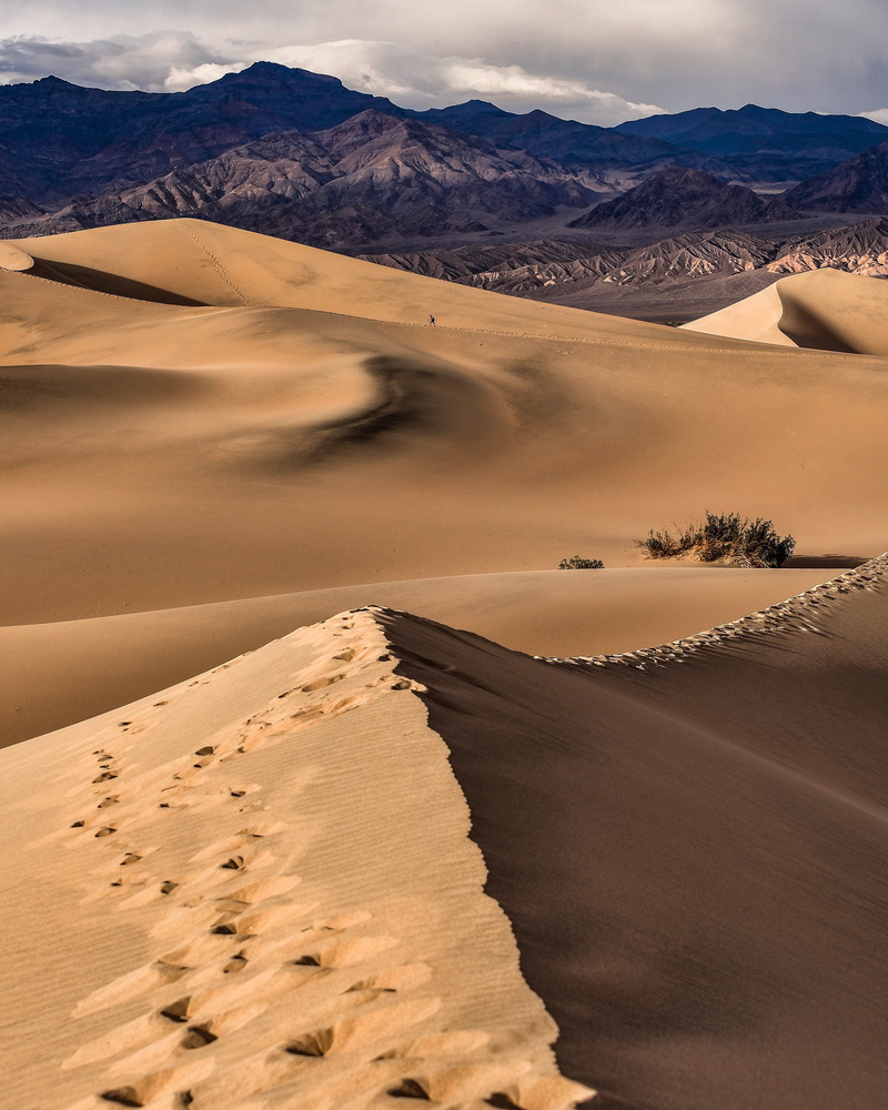 mountain, foot steps, summer, hill, desert landscape, californium, wilderness Area, deserted, no People, sand, scenics, explore, nature, 4K