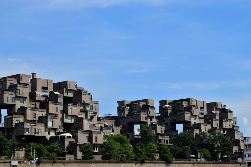 building exterior, canada, residential district, building, landmark, apartment, style, clear sky, famous, complex, outdoors, nature, the past, quebec, worlds