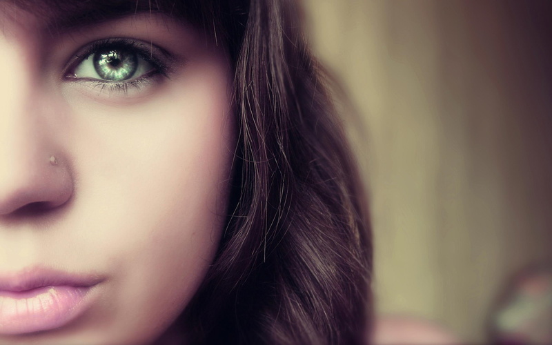 silver, nose, girls, 2560x1600, splendid, woman, women, s, piercing, 2K, face, eye