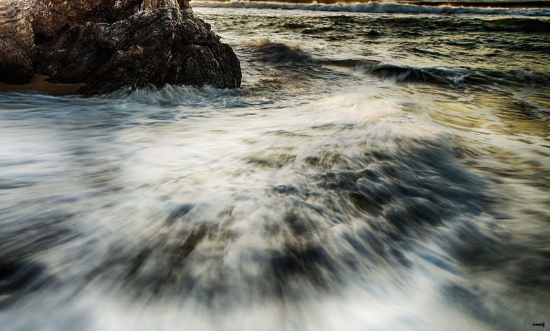 Mar, time, waves, rock - Object, photo, coastline, Agua, time lapse, Aire libre, sea waves, lapse, wave, Water, beach, nature, Montgat, 4K, sea, outdoors