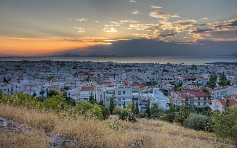 2560x1600, view, city, town, world, sunset, splendid, landscape, 2K, cloud
