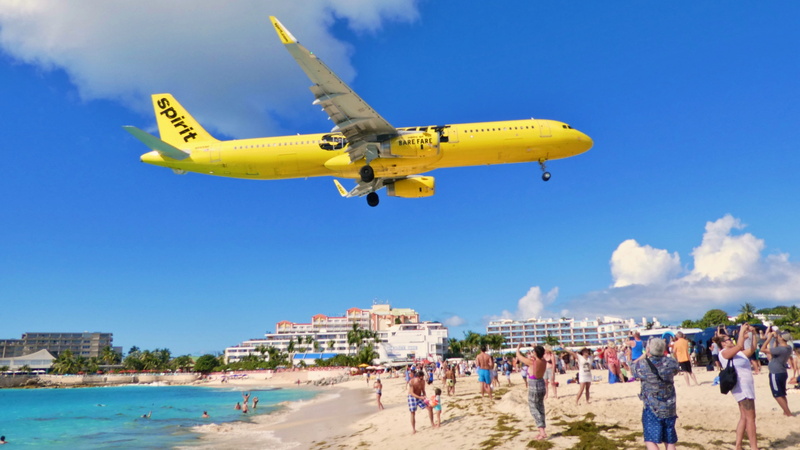 on the move, sea, crowd, st maarten, beach, large group of people, airplane, flying, motion, group of people, air vehicle, spectacular, 4K, nature, architecture