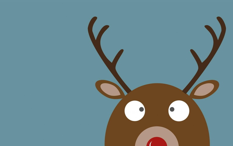 christmas, horns, deer, 720P