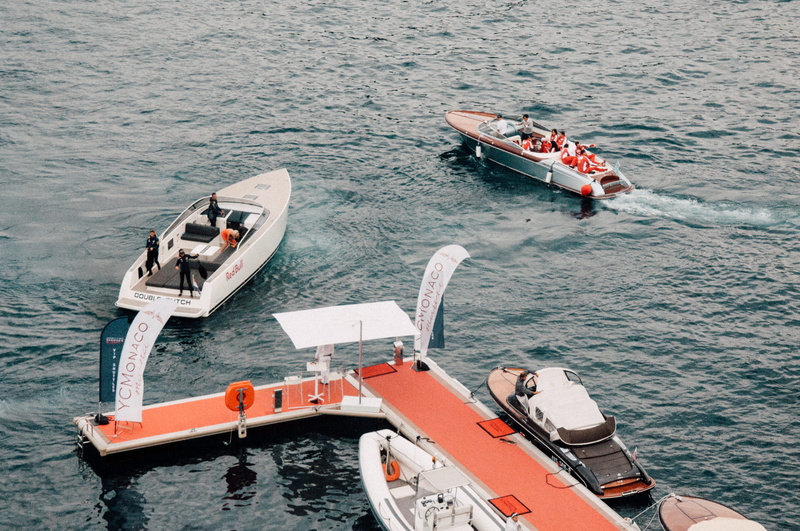 people, travel, dinghy, clothing, accidentally red, boat, sailing, vessel, outdoors, watercraft, nautical vessel, rippled, transportation, monaco, human