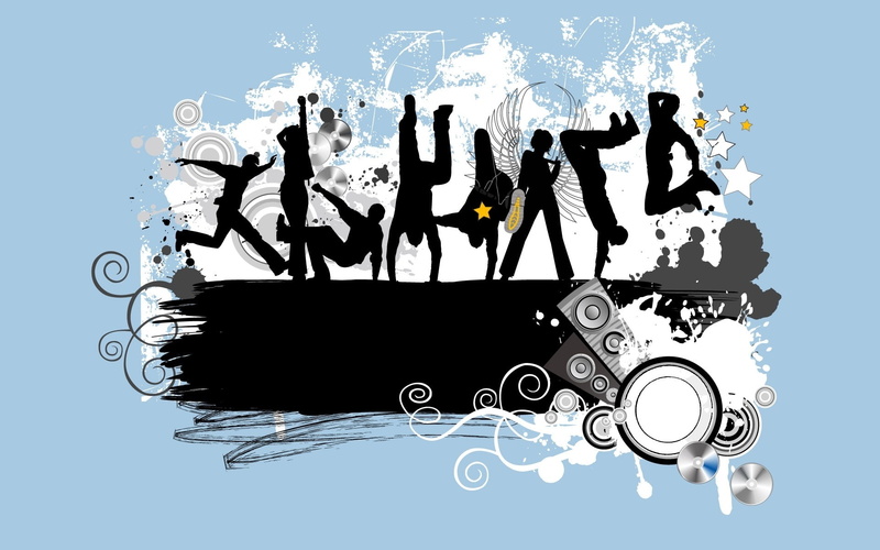 music, youth, drawings, dance, people, 1080P, vital
