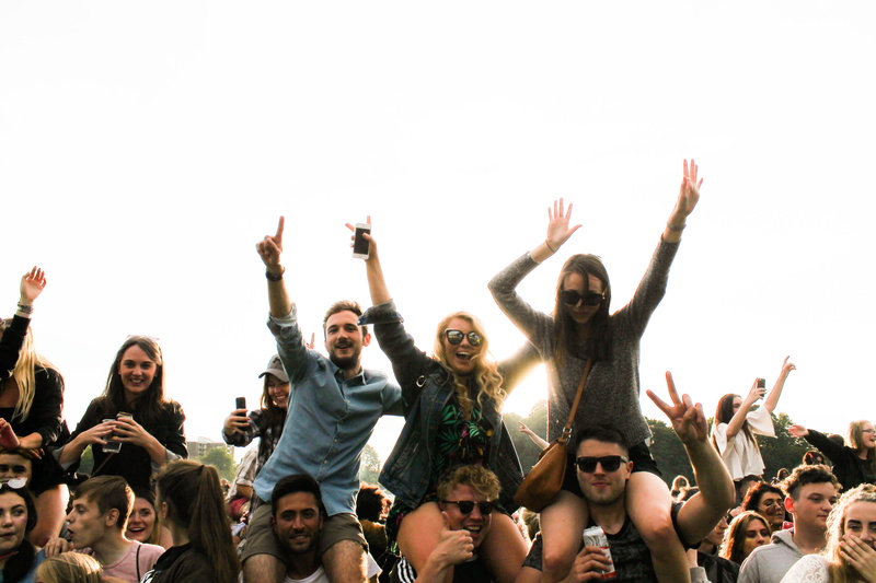crowd, adult, carrying, limb, arms raised, excitement, dj, cheerful, happy, body part, people, young adult, human limb, enjoyment, music festival, arts culture and entertainment