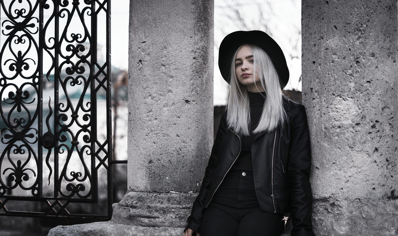 young women, castle, hair, three quarter length, leisure activity, kamyanets-podilskyi, 5K, gates, gaze, hood - clothing, tourist, building exterior, one person