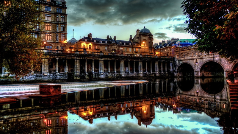 building, 1080P, arch, waterfront, HDR, connection, built structure, water, England, bridge, building exterior, river, city, bridge - man made structure