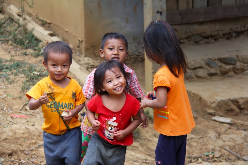 three quarter length, happy, walking, little, colorful, concrete, child, smiling, standing, looking at camera, 2K, travel, smile, cute, playing, boys