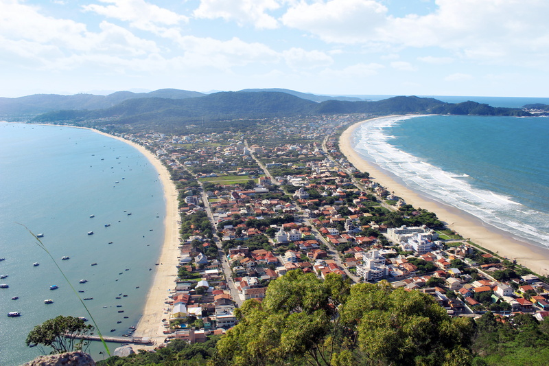 beauty in nature, bombas, building exterior, beach, brasil, cityscape, travel, santa catarina, nature, day, bombinhas, aerial view, brazil, bombinhas beach