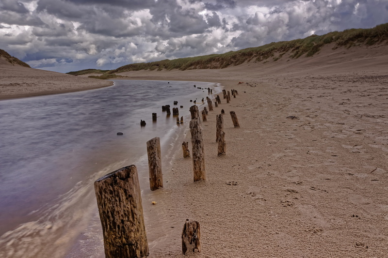 tranquility, landscape, color, sky, non-urban scene, sand, day, post, outdoors, beach, scenics - nature, north sea, nature, sea, river, climate, land, arid climate